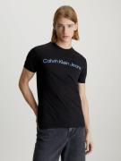 Calvin Klein T-shirt INSTITUTIONAL LOGO met calvin klein logo-opschrif...