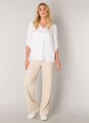 Base Level Shirtblouse met v-hals