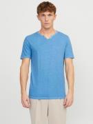 NU 20% KORTING: Jack & Jones T-shirt JJESPLIT NECK TEE SS NOOS