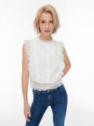 NU 20% KORTING: Only Kanten shirt ONLKARO S/L LACE TOP NOOS WVN