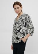 NU 20% KORTING: Cecil Shirtblouse met bladerprint