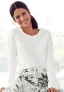 NU 20% KORTING: Lascana Pyjama top met afhangende schouders