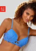 Lascana Push-up-bh Marla met geïntegreerde pads en modieus kant, linge...