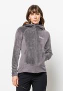 NU 20% KORTING: Jack Wolfskin Fleecejack ROTWAND HOODED FZ W