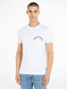 Tommy Hilfiger Shirt met korte mouwen MONOTYPE BACK PRINT met logo-pri...