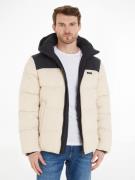 Calvin Klein Gewatteerde jas CRINKLE NYLON COLOR BLOCK PUFFER