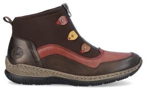 NU 20% KORTING: Rieker Boots zonder sluiting met contrastkleurige deta...