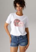 NU 20% KORTING: Aniston CASUAL T-shirt met coole smileys print