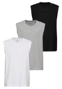 Man's World Muscle-shirt van puur katoen (3-delig, Set van 3)