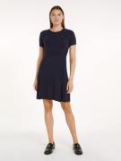 Tommy Hilfiger Jerseyjurk CO JERSEY STITCH F&F DRESS met logoborduurse...