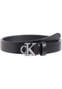 NU 20% KORTING: Calvin Klein Leren riem ROUND MONO PLAQUE LTHR BELT 25...