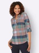 NU 20% KORTING: Casual Looks Flanellen blouse