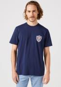 NU 20% KORTING: Wrangler T-shirt Americana met merklabel op de borst