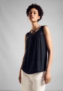 NU 20% KORTING: STREET ONE Shirttop met kant