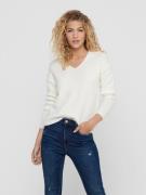 Only Trui met V-hals ONLCAMILLA V-NECK L/S PULLOVER KNT NOOS