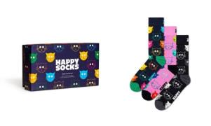 Happy Socks Sokken 3-Pack Mixed Cat Socks Gift Set (set, 3 paar, Cadea...