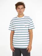 NU 20% KORTING: TOMMY JEANS T-shirt TJM REG EASY STRIPE TEE