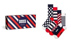 Happy Socks Sokken 4-Pack Classic Navy Socks Gift Set (set, 4 paar, Ca...