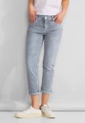 NU 20% KORTING: STREET ONE 7/8 jeans met streepdessin