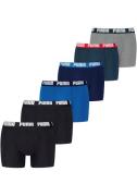 PUMA Boxershort met elastische logoband (Set van 6)