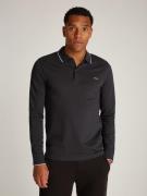 Calvin Klein Poloshirt STRETCH PIQUE TIPPING LS POLO