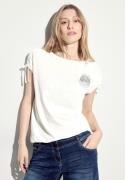 NU 20% KORTING: Cecil T-shirt met ruches