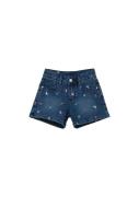 s.Oliver RED LABEL Junior Jeansshort met bloemborduursel