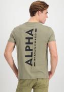 NU 20% KORTING: Alpha Industries Shirt met ronde hals Backprint T