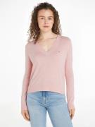 NU 20% KORTING: TOMMY JEANS Gebreide trui TJW ESSENTIAL VNECK SWEATER ...