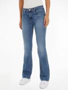 NU 20% KORTING: Tommy Hilfiger Bootcut jeans BOOTCUT RW BEA met leren ...