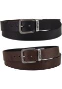 NU 20% KORTING: Levi's® Leren riem CORE tweezijdig te dragen riem (BIG...