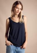 NU 20% KORTING: STREET ONE Shirttop met v-hals