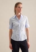 NU 20% KORTING: seidensticker Overhemdblouse Zwarte roos Korte mouwen ...