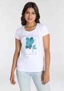 Laura Scott T-shirt met modieuze print aan de voorkant - nieuwe collec...