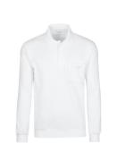 Trigema Sweatshirt Trigema Polo met lange mouwen in sweatkwaliteit