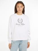 NU 20% KORTING: Tommy Hilfiger Sweatshirt REG FLAG SCRIPT CNK SWTSHRT ...