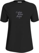 NU 20% KORTING: Calvin Klein T-shirt FONT GRAPHIC REGULAR TEE