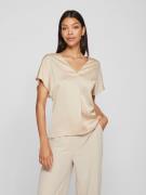 NU 20% KORTING: Vila Shirt met V-hals VIELLETTE V-NECK S/S SATIN TOP -...