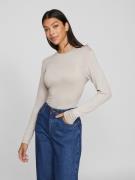 Vila Shirt met lange mouwen VIALEXIA O-NECK L/S TOP - NOOS