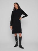 Vila Gebreide jurk VIRIL CREW NECK L/S MIDI DRESS - NOOS