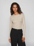 Vila Shirt met lange mouwen VIALEXIA O-NECK L/S TOP - NOOS