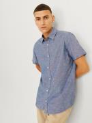 Jack & Jones Overhemd met korte mouwen JJELINEN BLEND SHIRT SS SN