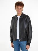 NU 20% KORTING: Calvin Klein Jack in collegestijl FAUX LEATHER BOMBER