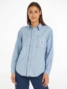 NU 20% KORTING: Calvin Klein Jeans blouse OVERSIZED LS DENIM SHIRT