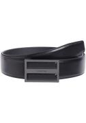 Calvin Klein Leren riem LEATHER INLAY PLAQUE 35MM