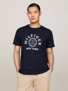 NU 20% KORTING: Tommy Hilfiger Shirt met print HILFIGER COIN TEE met m...