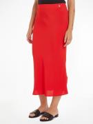 Tommy Hilfiger Midirok VISCOSE CREPE LONG SKIRT