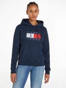 NU 20% KORTING: TOMMY JEANS Hoodie TJW REG TOMMY FLAG HOODIE EXT