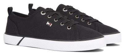 NU 20% KORTING: Tommy Hilfiger Plateausneakers VULC CANVAS SNEAKER