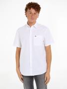 TOMMY JEANS Overhemd met korte mouwen TJM REG LINEN BLEND SS SHIRT